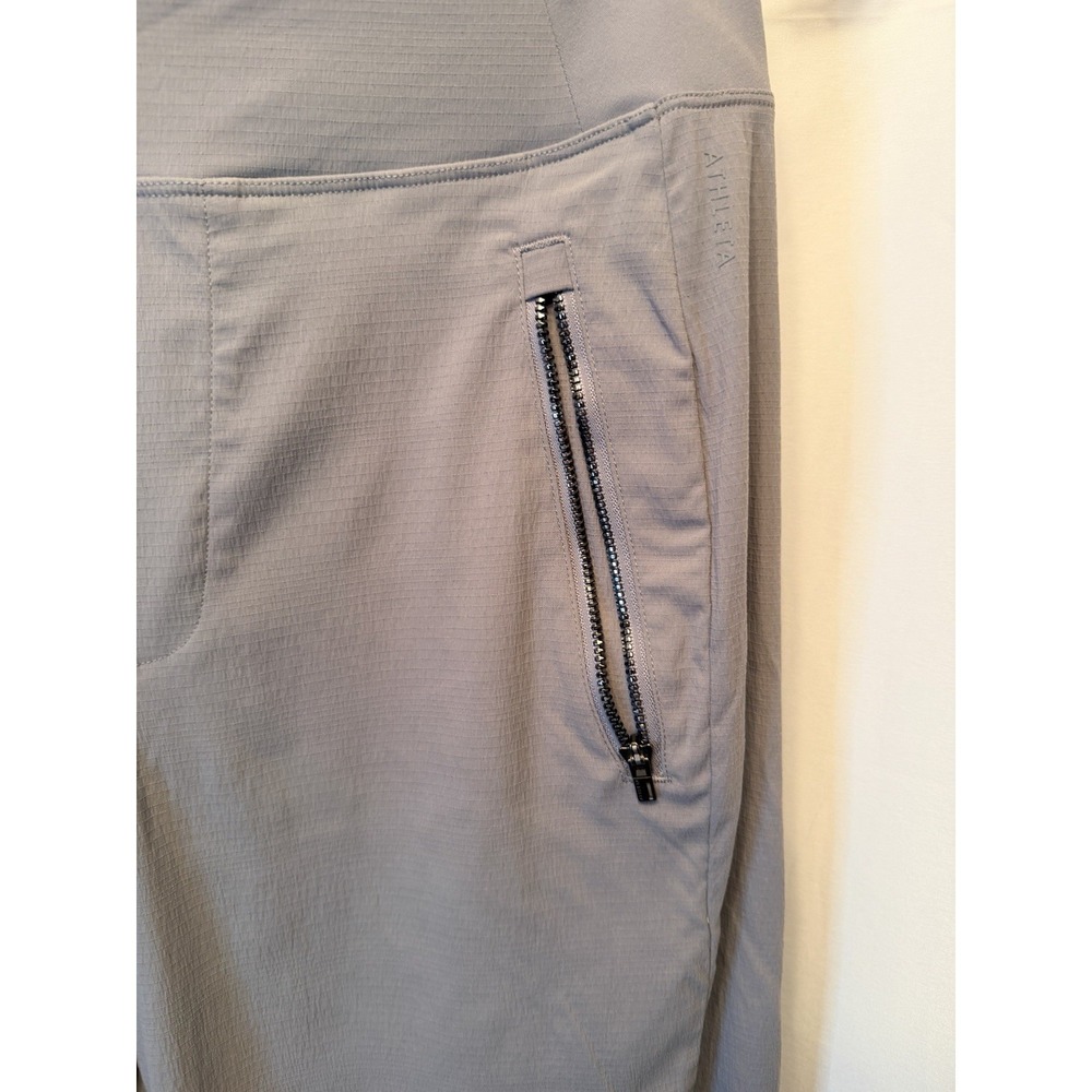 Athleta Size 4 Trekkie North High Rise Jogger Gray Elastic Waist 28" Inseam - Picture 3 of 9